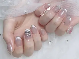 ネイル 𝐲𝐮𝐦𝐢🎀 長さ出しデザイン専門のネイルデザイン