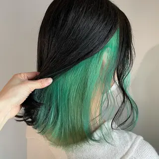 ミディアム カラー ヘアアレンジ ☀️Luana☀️ 公式/大通のヘアスタイル