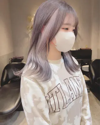 ミディアム VEGA天神 ブリーチのヘアスタイル