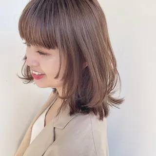 ミディアム ボブ/ミディアム 親しみやすさ/さくらのヘアスタイル