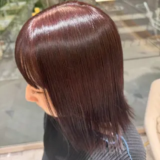 セミロング カラー 学生人気no.1 🦋ナツミのヘアスタイル