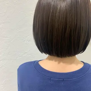カラー ボブ/美髪矯正 /佐藤　奈巳のヘアスタイル