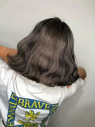 ミディアム カラー ハイライト/髪質改善 ans/黒木 和大のヘアスタイル