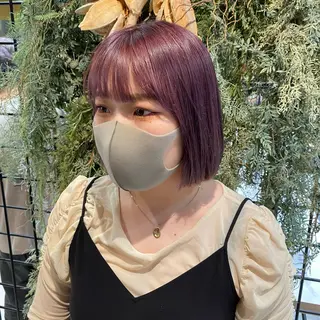 ミディアム カラー 平野葵🎀 hair/nailのネイルデザイン