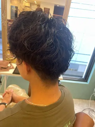 パーマ メンズ sato manamiのヘアスタイル