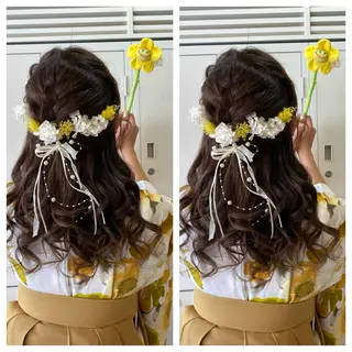 ヘアアレンジ 顔まわり🤍小顔 カット🤍みさきのヘアスタイル