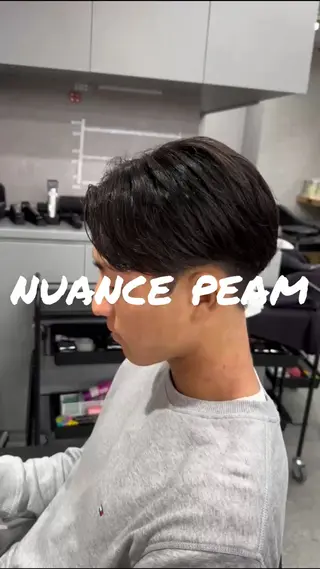 パーマ ヘアアレンジ メンズ Ryo横浜韓国ヘア/ 曲がる縮毛矯正特化のヘアスタイル