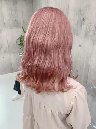 セミロング カラー ヘアアレンジ 💕ブリーチ/ヘアメ 🎀YUUKAのヘアスタイル