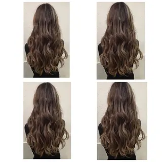 ロング カラー 京都大人女性ショート 徒歩1分/秋山のヘアスタイル