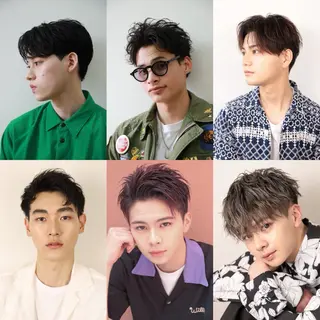 メンズ 毛流れフェザー スタイル🔹竹内凌のヘアスタイル