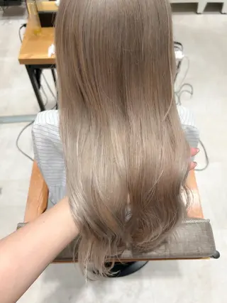 セミロング カラー 🎀髪質改善・艶髪カ ラー🎀YUMEKAのヘアスタイル