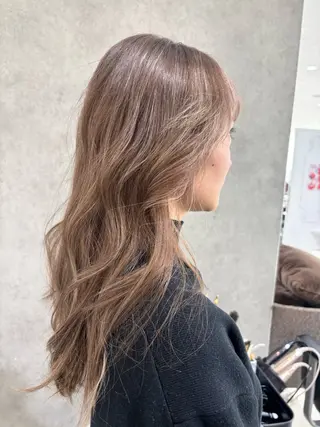 ロング カラー AIR-青山所属・米田 ハニーのヘアスタイル