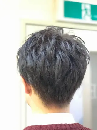 カラー メンズ 渋谷宮益坂 omoのヘアスタイル