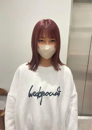 ミディアム 東京の技術を 京都で✂︎🕊️💖のヘアスタイル
