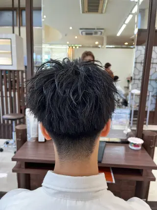 ショート メンズ AROH  men's cut&men's perm 船橋店所属・🧊メンズ特化🧊 高木航希のヘアスタイル