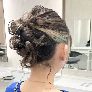 ロング 美容室 DEBUT所属・城崎 紗のヘアスタイル