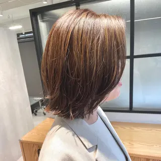 ミディアム カラー DX SHARE SALON所属・matka白髪ぼかし 大人ヘア/KEIKOのヘアスタイル