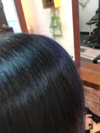 セミロング カラー 桧山 真のヘアスタイル