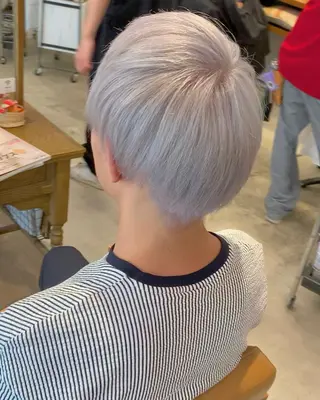 ショート カラー パーマ ヘアアレンジ メンズ NOGYI所属・野木 良平のヘアスタイル