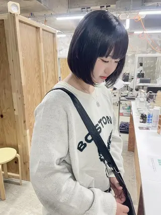 ショート 韓国/ボブ/まつパ 🩰aikaのヘアスタイル