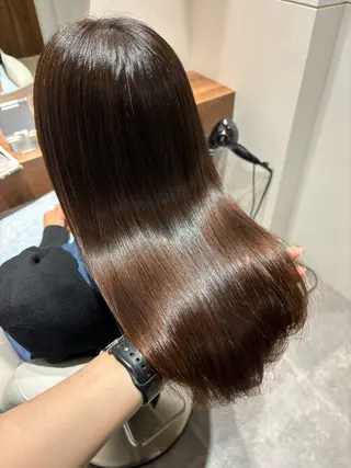 セミロング SALOWIN上野店所属・美髪ヘア 🤍erikaのヘアスタイル