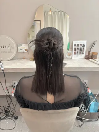 ヘアアレンジ Mila hinaのヘアスタイル