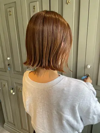 ショート カラー sea by luvismけやき通り2号店所属・ボブ/ショート/ 縮毛矯正/岸本恭明のヘアスタイル