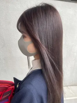 ミディアム 圧倒的美髪ストレート ツダケイタロウのヘアスタイル