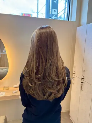 ロング カラー レイヤー/透明感/髪 質改善/メンズ/佐藤のヘアスタイル