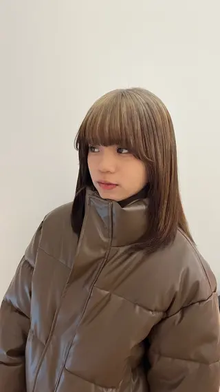 ミディアム カラー メンズパーマ/ メッシュ📍ユリのヘアスタイル