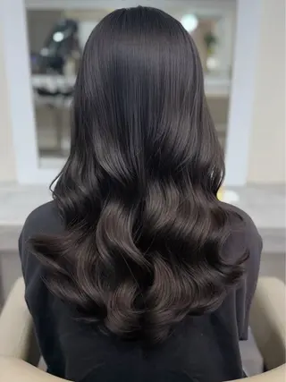 ロング パーマ 韓国風パーマ/ヘア セット/店長みづきのヘアスタイル