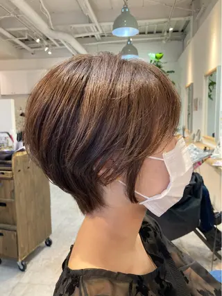 ショート カラー en't所属・【女性指名No.1】 西口直子のヘアスタイル