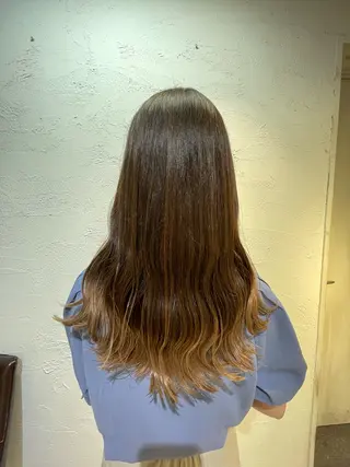 セミロング ブリーチカラーボブ sayo🧸🤎のヘアスタイル