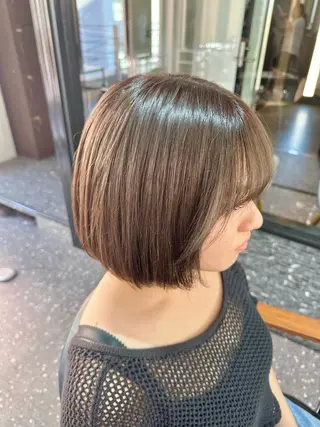 ミディアム カラー 髪質改善⭐️縮毛矯正 吉祥寺⭐️Rinaのヘアスタイル