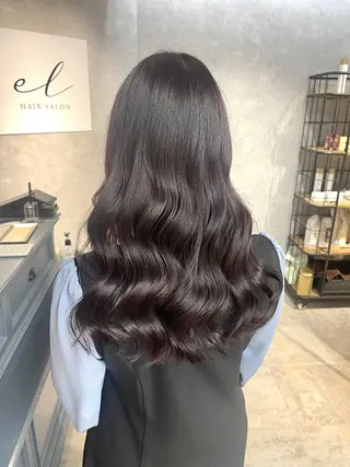 ロング カラー オフホワイトアンドなんば所属・福西 洋斗のヘアスタイル