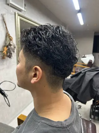 パーマ メンズ Lien 深井店のヘアスタイル