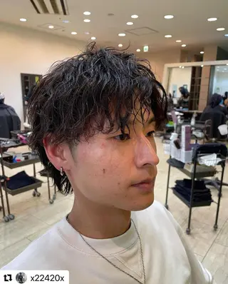 ミディアム カラー メンズ 🩷Eny terrace🩷のヘアスタイル