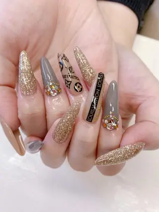 ロング JNA認定講師🌸 RIEのネイルデザイン