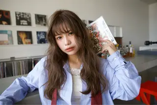 カラー ness 一花のヘアスタイル