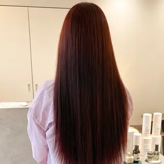 ロング カラー 安西 香利奈のヘアスタイル