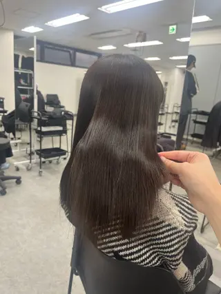 ミディアム 透明感うる艶カラー 🤍吉島環のヘアスタイル