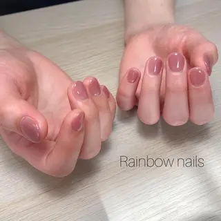 ネイル Rainbow nailsくろちゃんのネイルデザイン