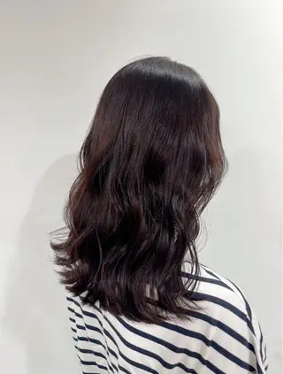 ミディアム カラー belta.🧸👒 福島未央のヘアスタイル