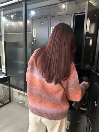 ロング カラー 山中 望緒のヘアスタイル