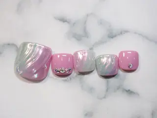 ネイル トップネイリスト Ribbon立川店のネイルデザイン