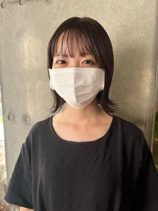 ミディアム カラー rimi/ショート /透明感カラーのヘアスタイル