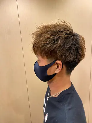 ミディアム 齋藤 大晟のヘアスタイル