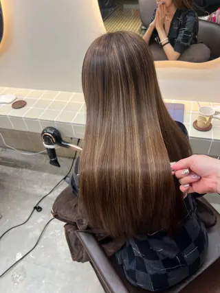 ロング カラー ✨髪質改善矯正× ブリーチ✨YU-KIのヘアスタイル