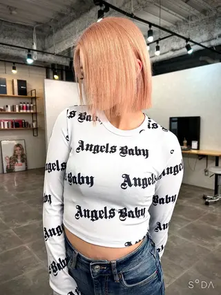 ミディアム エクステ/ハイトーン /ミサキのヘアスタイル