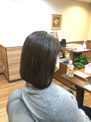 ミディアム カラー Annon プライベートサロンのヘアスタイル